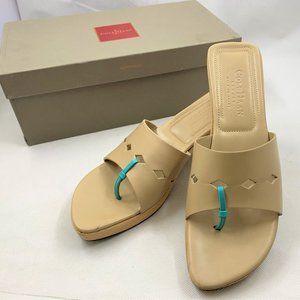 Cole Haan Nevis Slides Resort Wear SandalsThongs Tan Womens Size 8AA